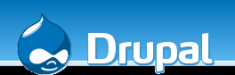 Logo van Drupal